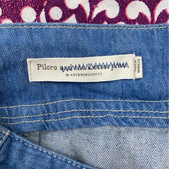 Anthropologie Pilcro Ella Tailored Denim Shorts size 10 - Picture 4 of 6